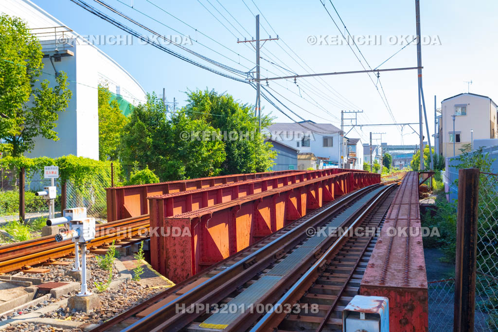 大阪府　もと十三間川の鉄橋
