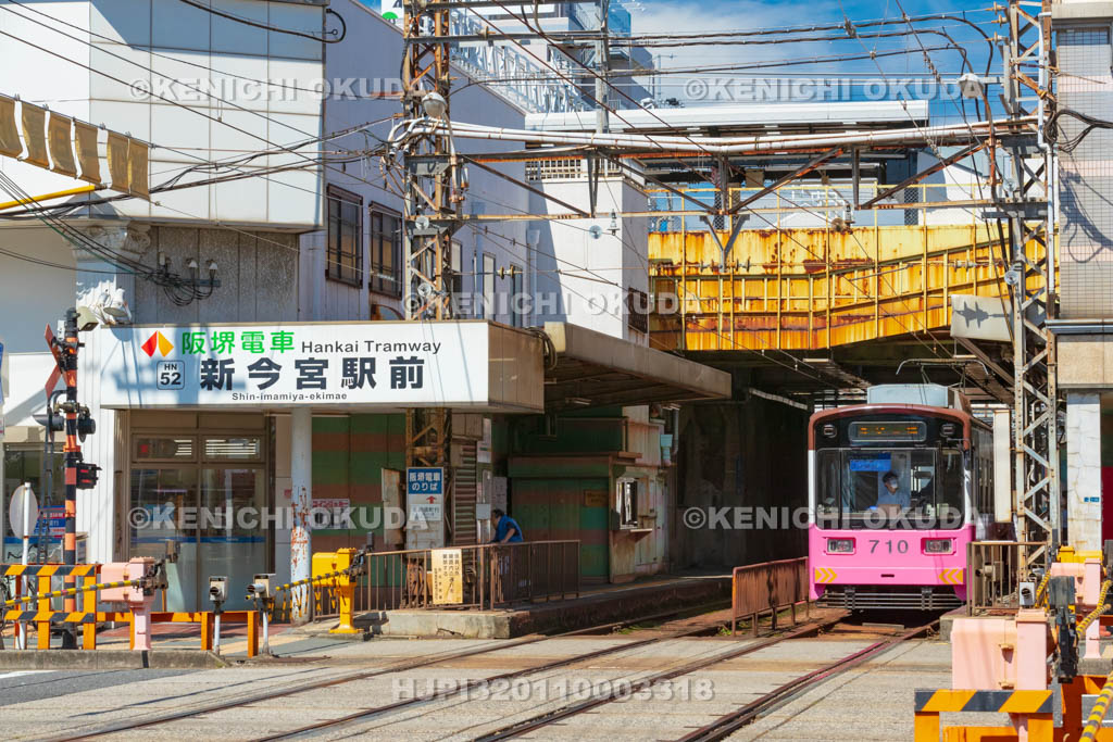 大阪府　阪堺電車　新今宮駅前停留場