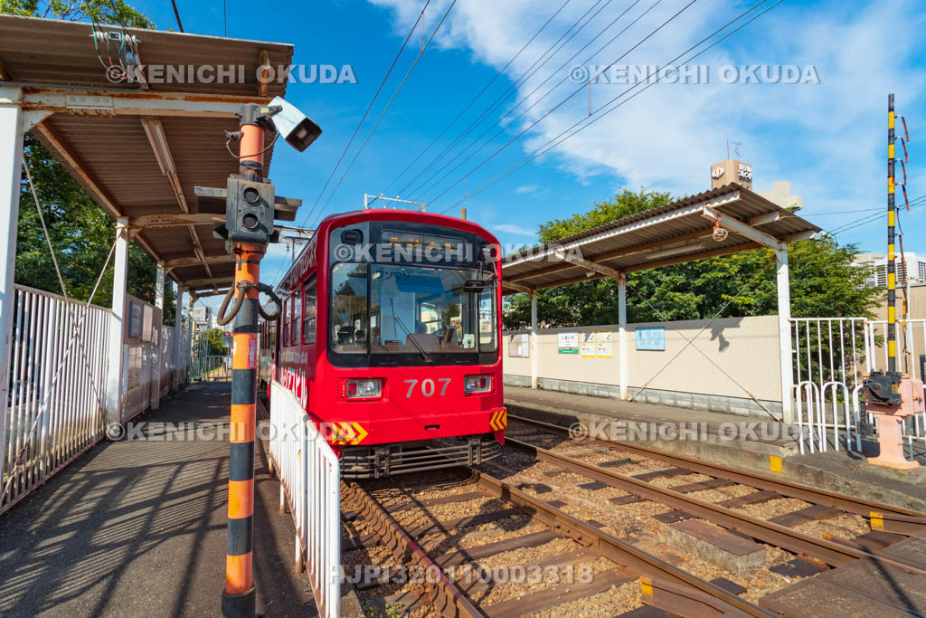 大阪府　阪堺電車　今池停留場