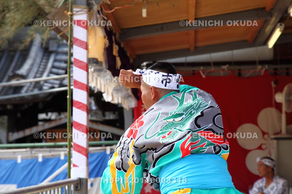 大阪府 天神祭 地車講の龍踊り