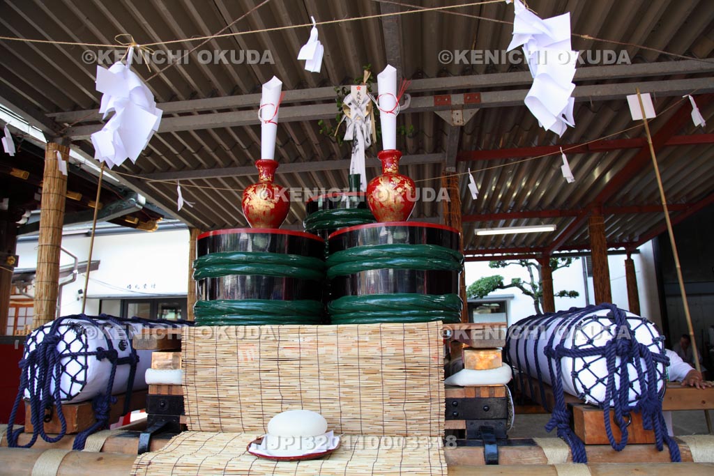 大阪府 天神祭 太鼓中