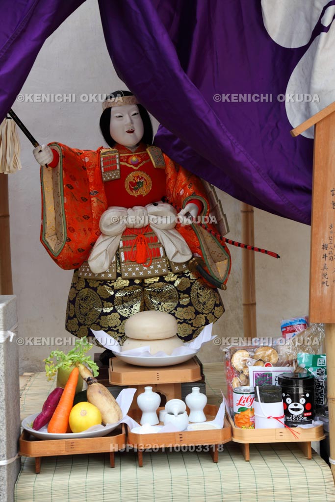 大阪府　天神祭　御鳳輦講　お祝い人形