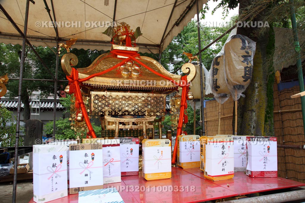 大阪府 天神祭 鳳講の鳳神輿