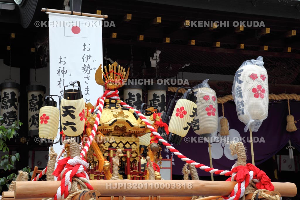 大阪府　天神祭　鳳輦