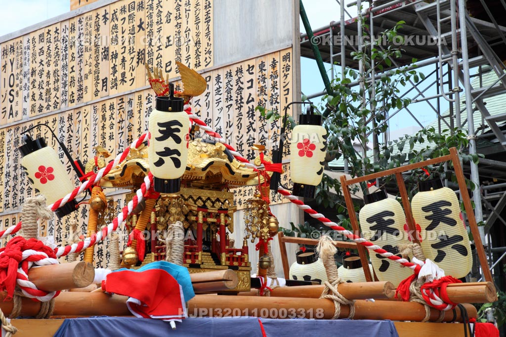 大阪府　天神祭　鳳輦