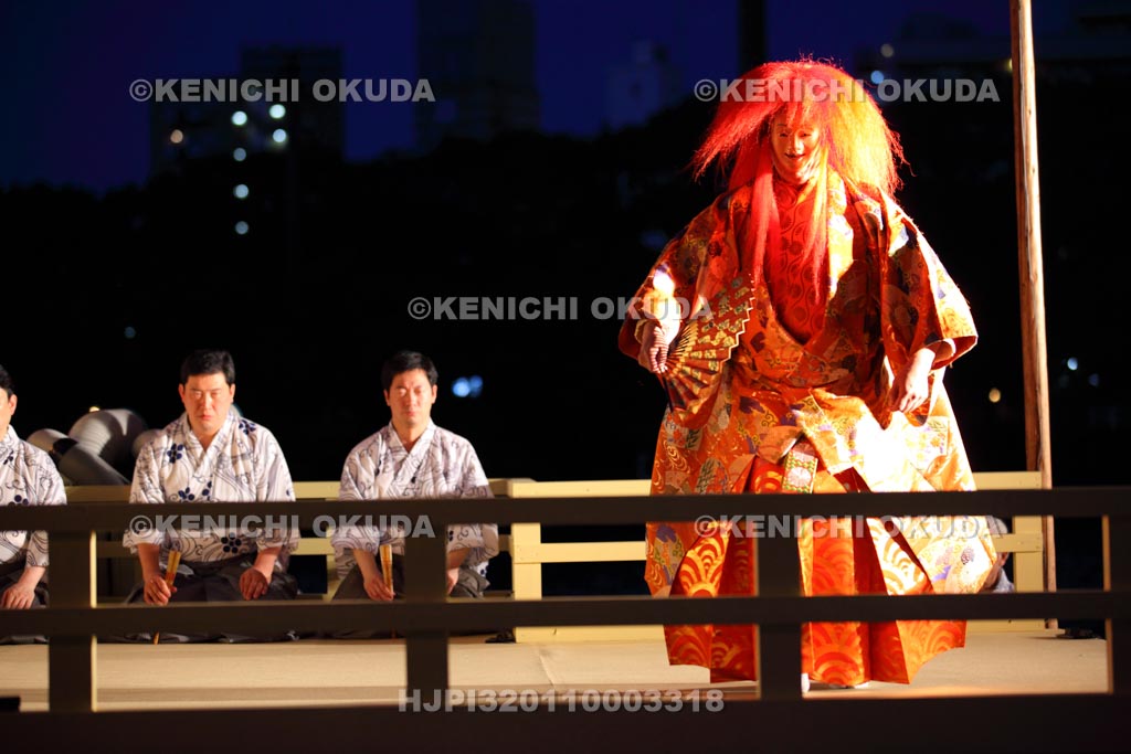 大阪府 天神祭 水上薪能