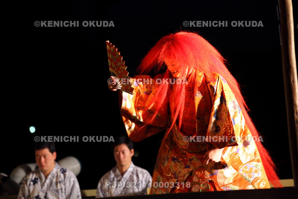 大阪府 天神祭 水上薪能