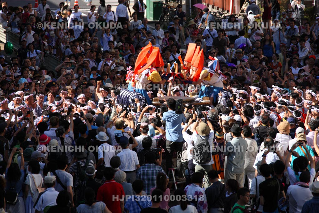 大阪府　天神祭　陸渡御　催太鼓