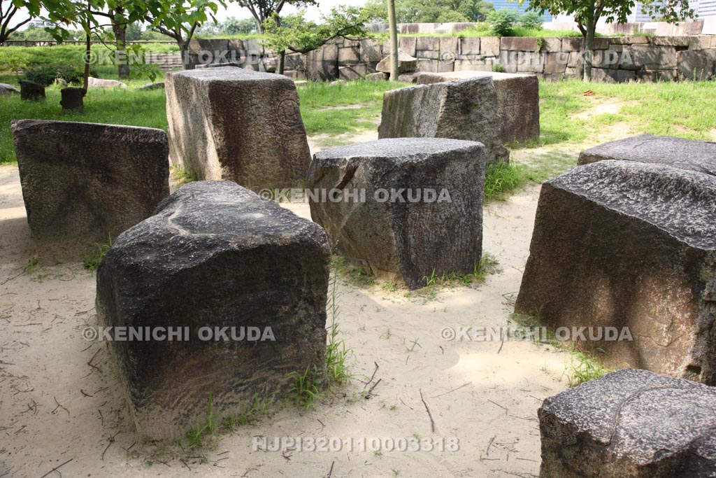 大阪府　大阪城　刻印石広場