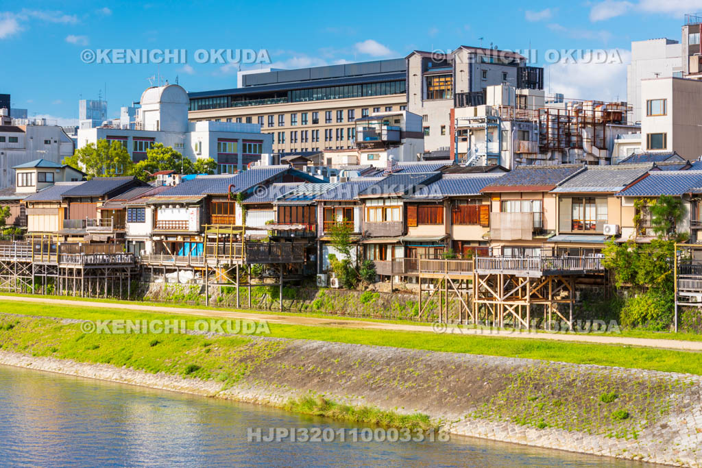 京都府　鴨川納涼床（川床）　先斗町