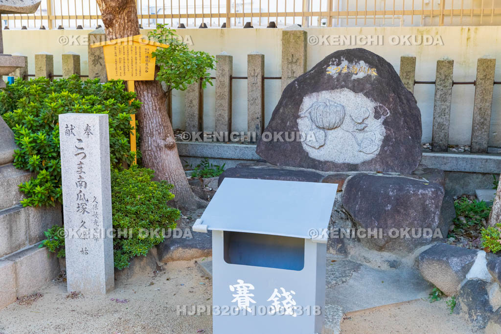 大阪府 生根神社(上の天神) こつま南瓜塚