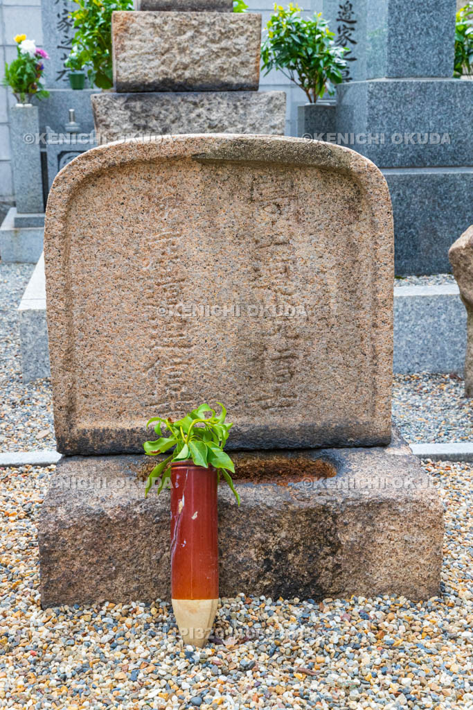 大阪府　木川墓地　島道悦・道廸の墓