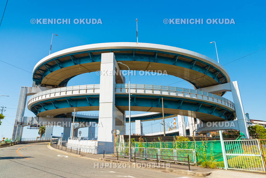 大阪府　千本松大橋（西成区側）