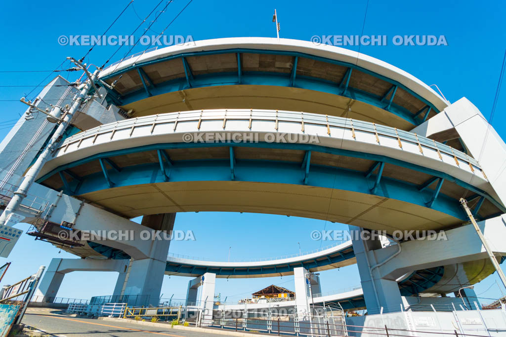 大阪府　千本松大橋（西成区側）