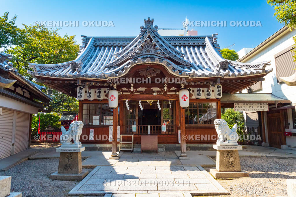 大阪府　野江水神社　拝殿