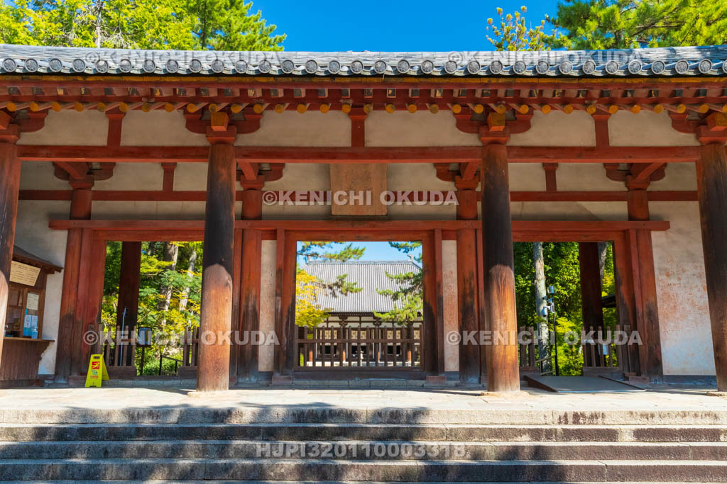 奈良県　唐招提寺　南大門