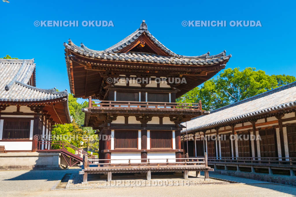 奈良県　唐招提寺　鼓楼