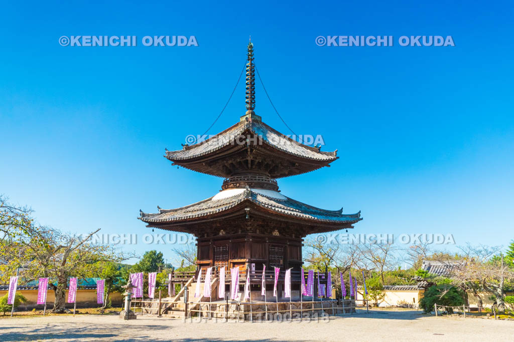 大阪府　叡福寺　宝塔