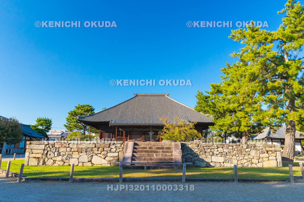奈良県　西大寺　本堂と東塔跡