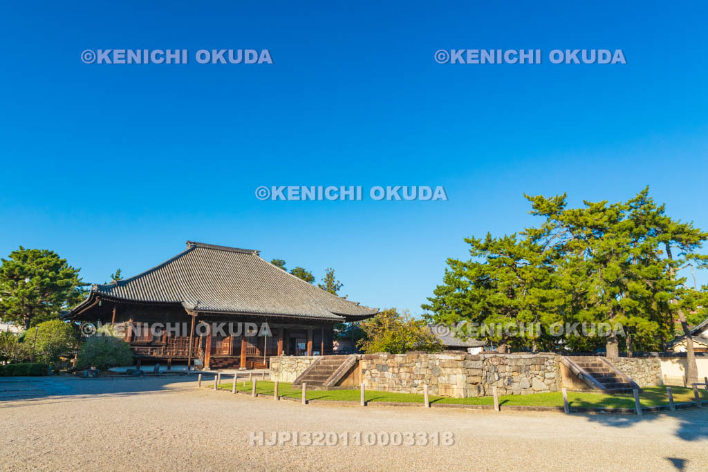 奈良県　西大寺　本堂と東塔跡