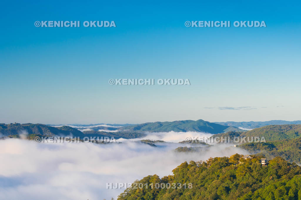岡山県　備中松山城　雲海