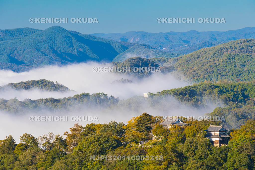 岡山県　備中松山城　雲海