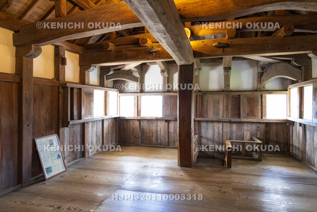 岡山県　備中松山城　天守　2階部分