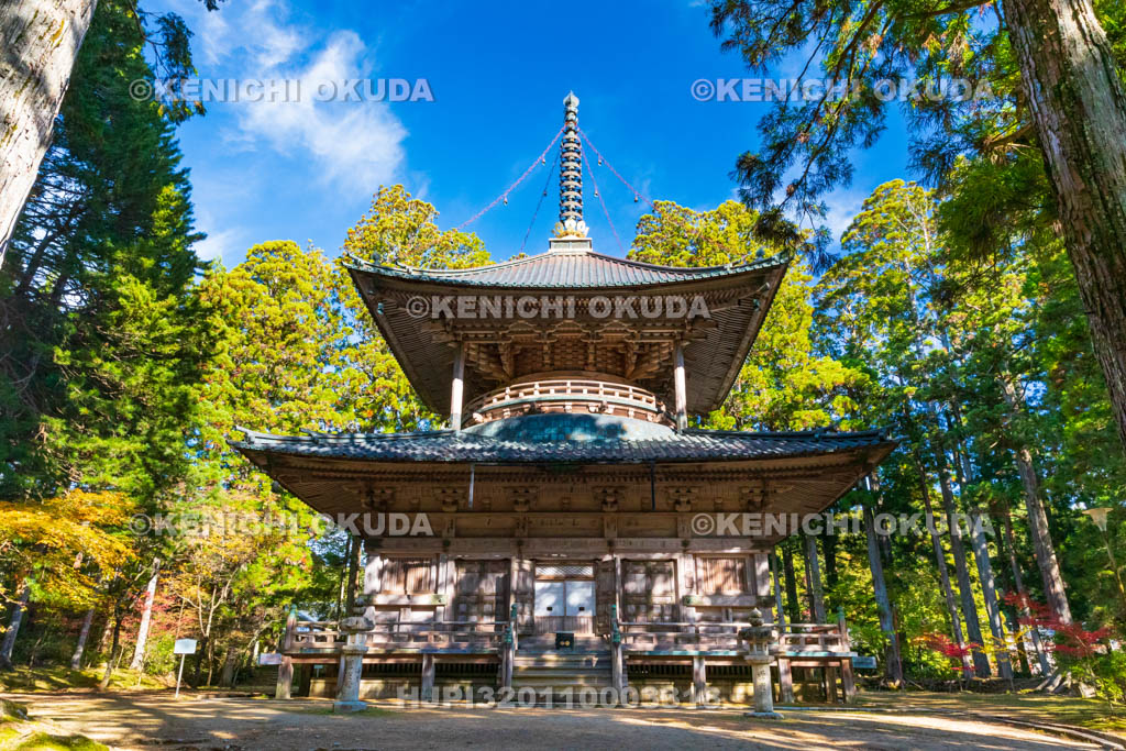 和歌山県　高野山　壇上伽藍　西塔