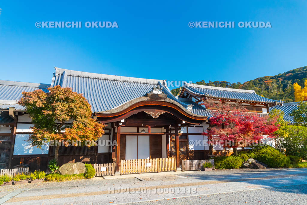 京都府　清水寺　紅葉と宝性院（寳性院）