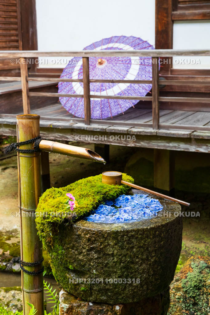 京都府　柳谷観音楊谷寺　庭手水