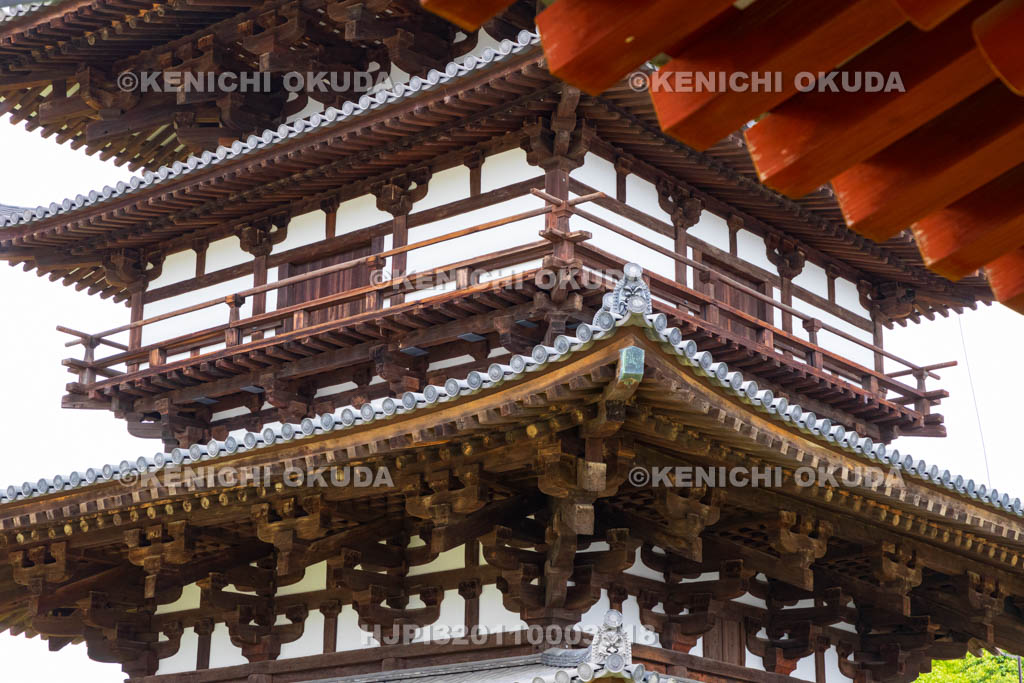 奈良県　薬師寺　東塔（国宝）