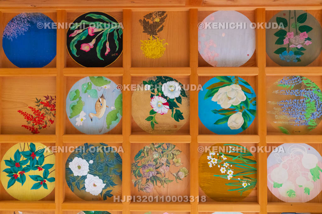 京都府　正寿院　客殿（則天の間）　天井画