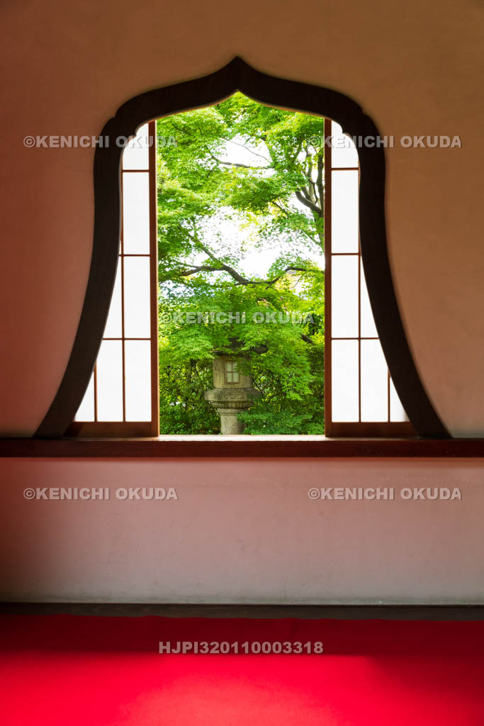 京都府　東福寺塔頭　天得院　火灯窓