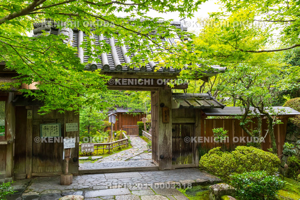 京都府　大原の里　宝泉院　三門