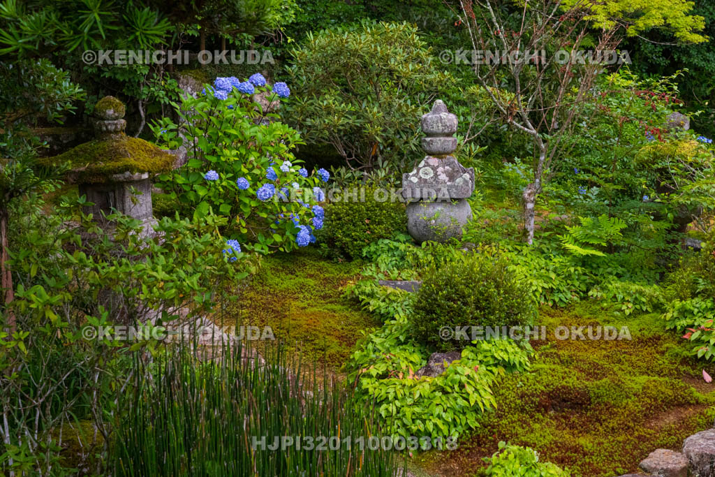 京都府　大原の里　実光院　旧理覚院庭園