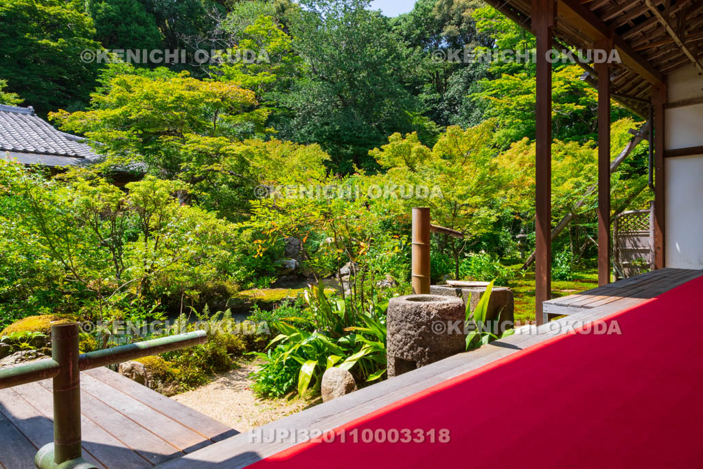 京都府　実相院　池泉回遊式庭園