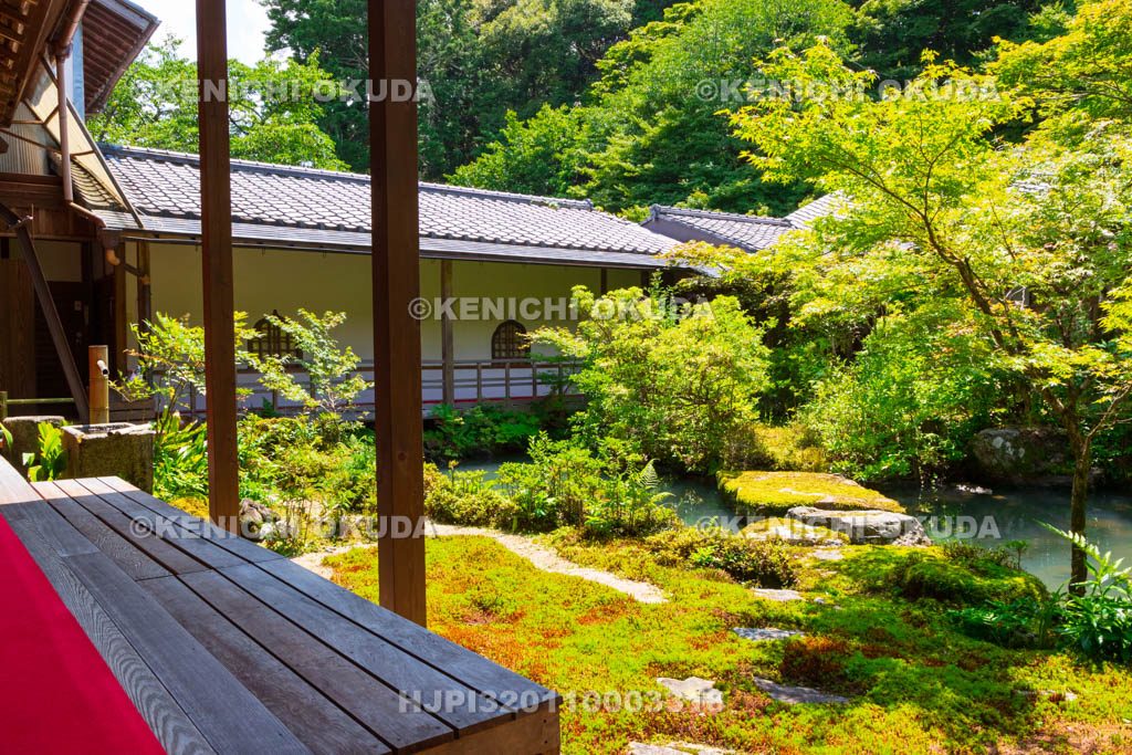 京都府　実相院　池泉回遊式庭園