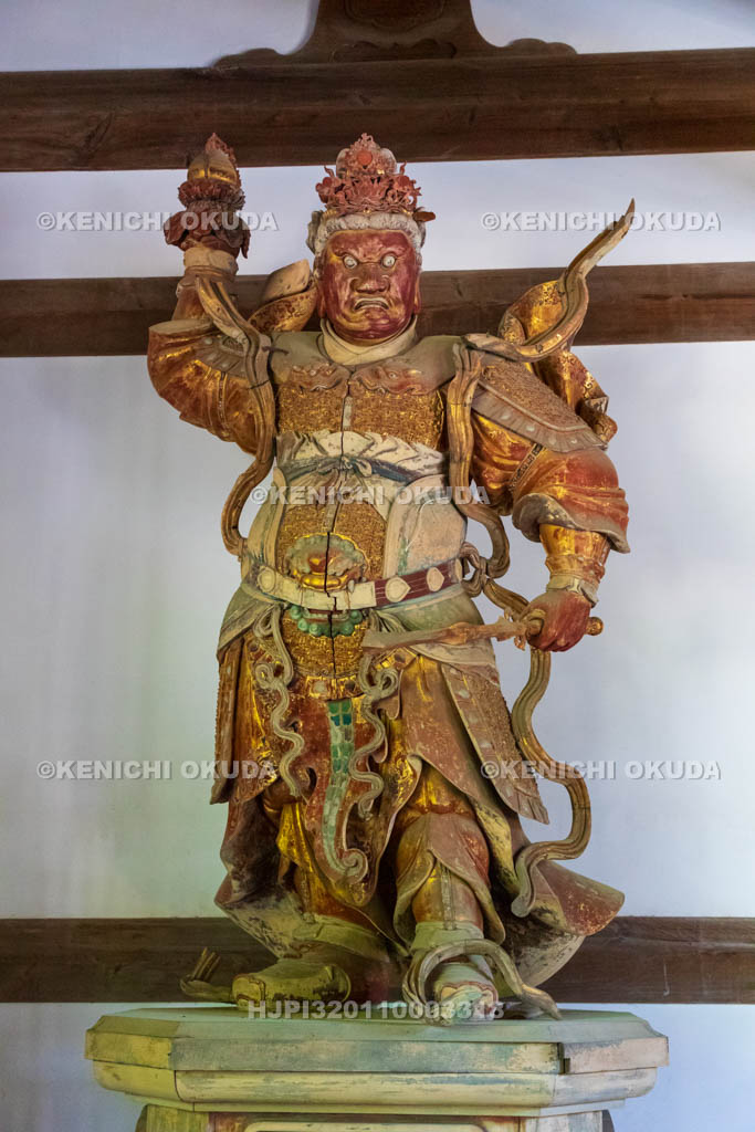 京都府　萬福寺　天王殿　四天王立像（持国天）