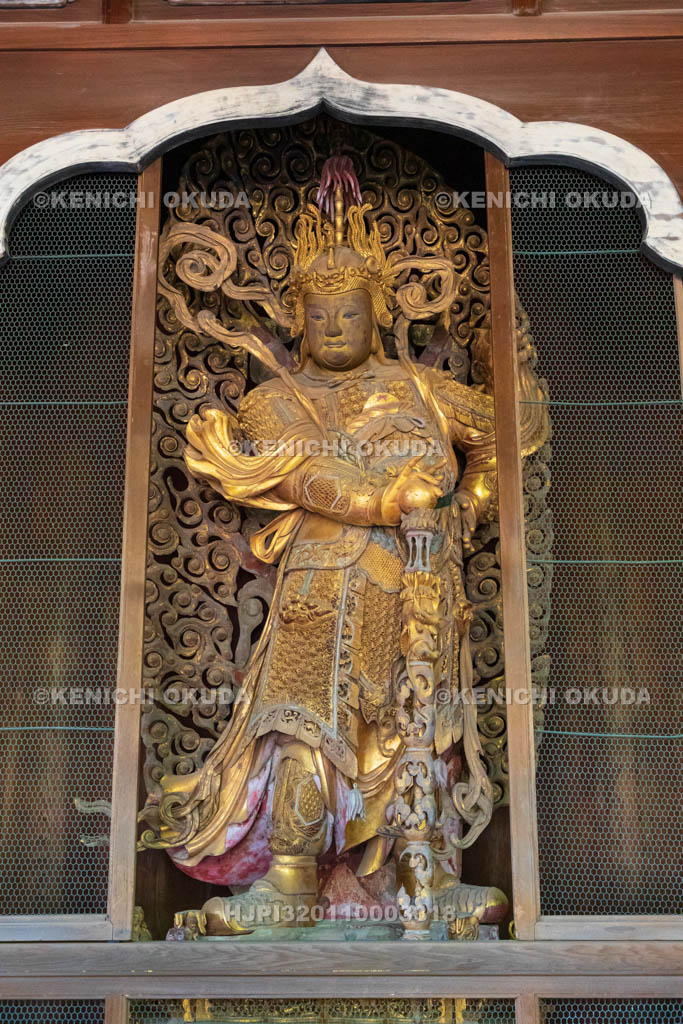 京都府 萬福寺 天王殿 韋駄天立像