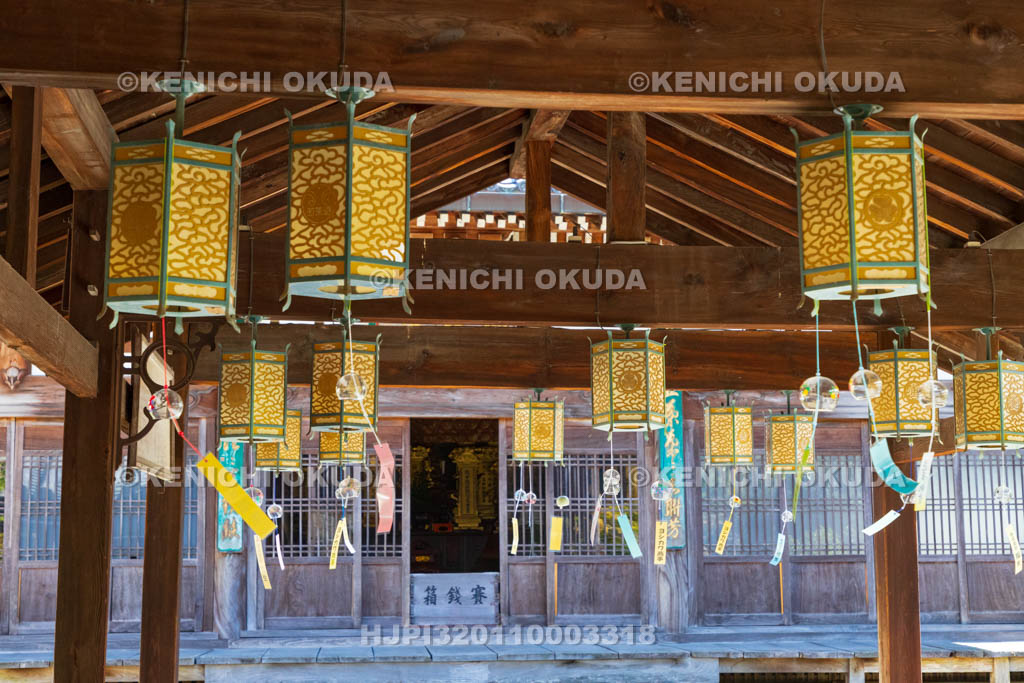 京都府　萬福寺　聯燈堂と風鈴