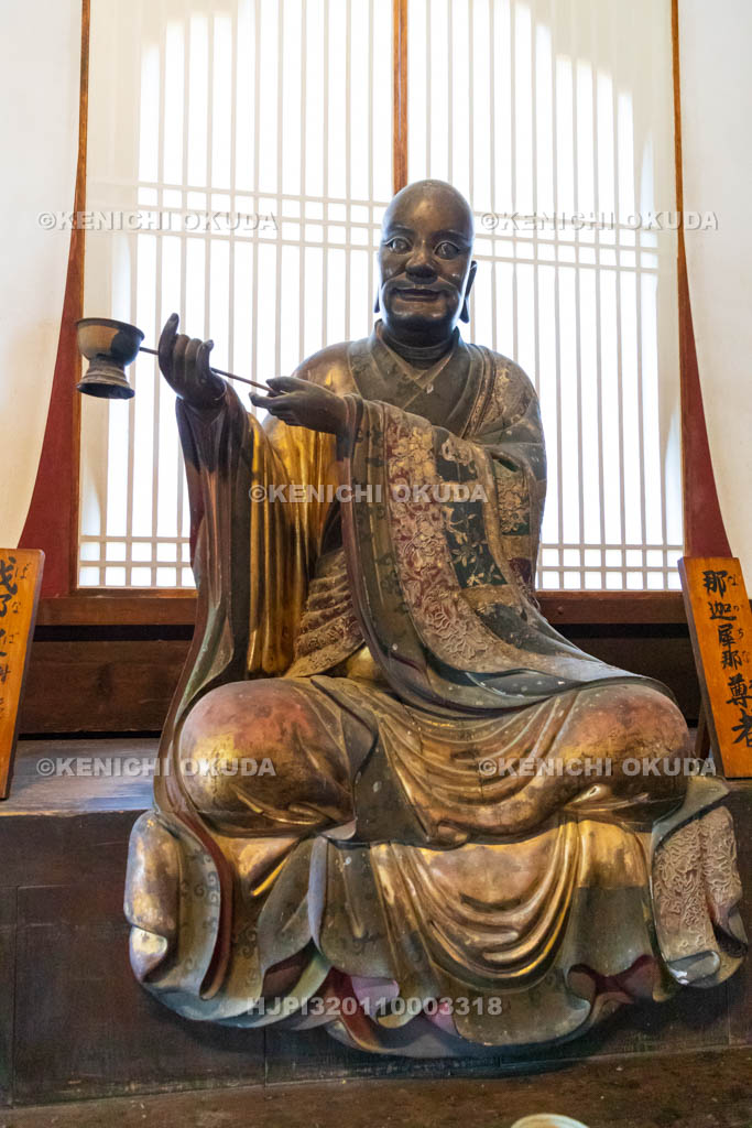 京都府　萬福寺　大雄寶殿　十八羅漢像　那迦犀那尊者（なかちなそんじゃ）