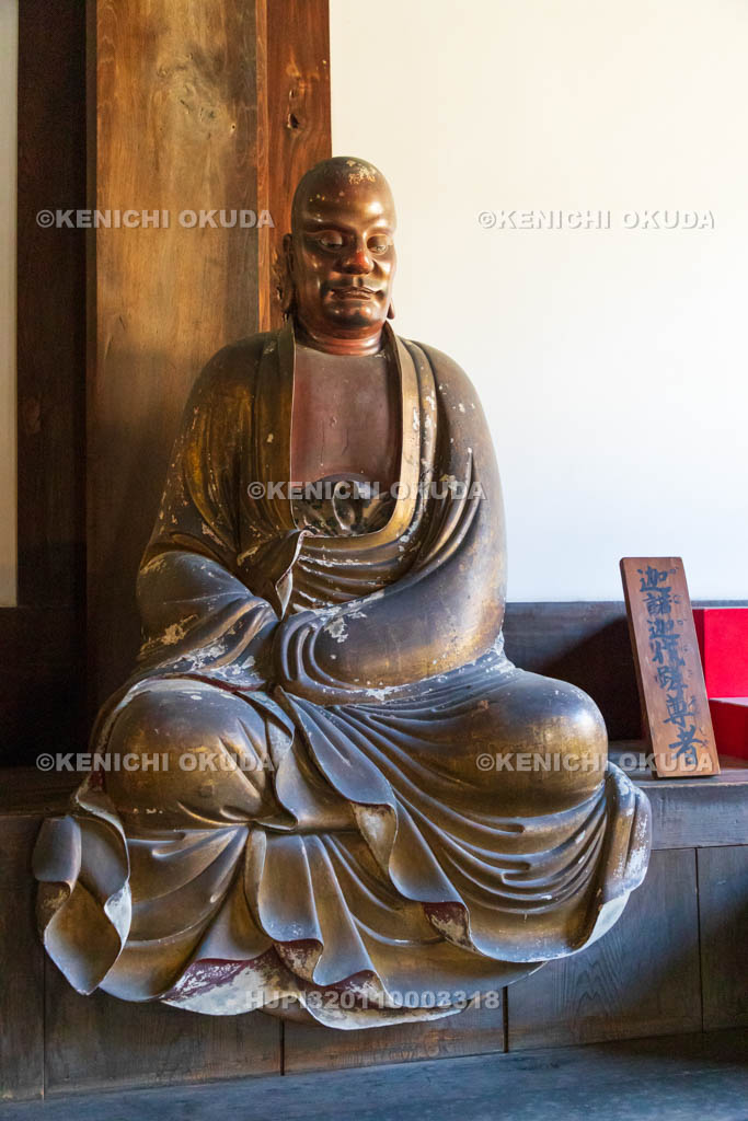 京都府 萬福寺 大雄寶殿 十八羅漢像 迦諾迦伐蹉尊者(かなかばさそんじゃ)