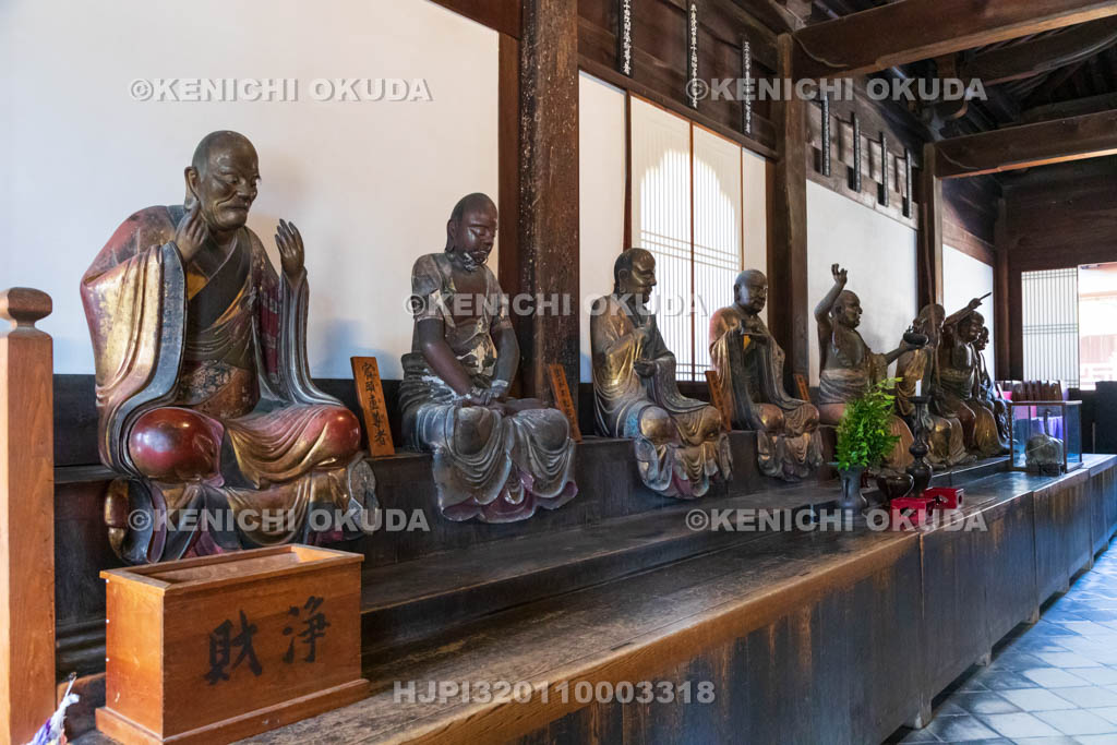 京都府 萬福寺 大雄寶殿 十八羅漢像