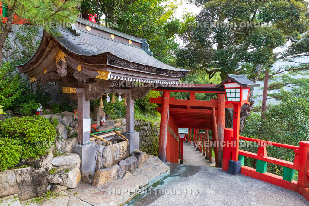 島根県　津和野　太皷谷稲成神社　表参道　手水