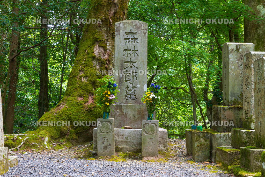 島根県　津和野　永明寺（ようめいじ）　森鷗外の墓