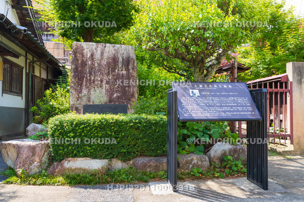 島根県　津和野　小藤文次郎生誕地碑