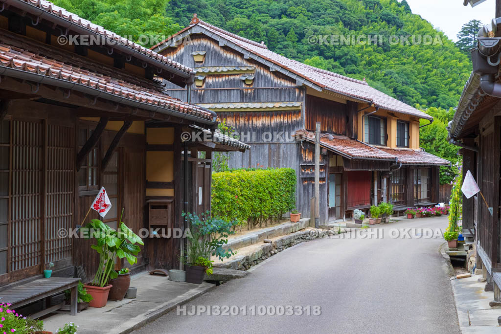 島根県　石見銀山　大森銀山地区（大森の町並み）　柳原家付近