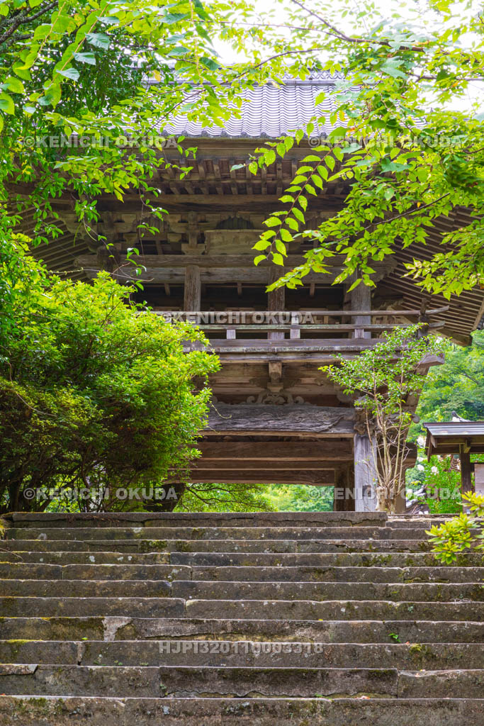島根県　石見銀山　大森銀山地区　勝源寺　四脚門（市指定有形文化財）
