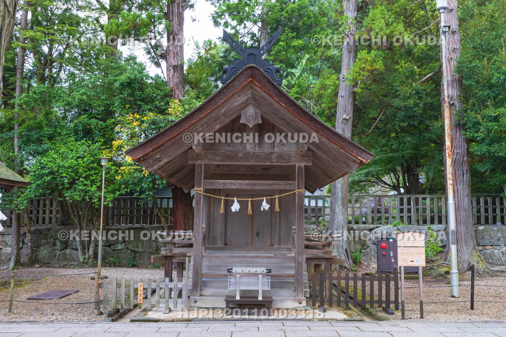 島根県　出雲大社摂社　氏社（北）　天穂日命