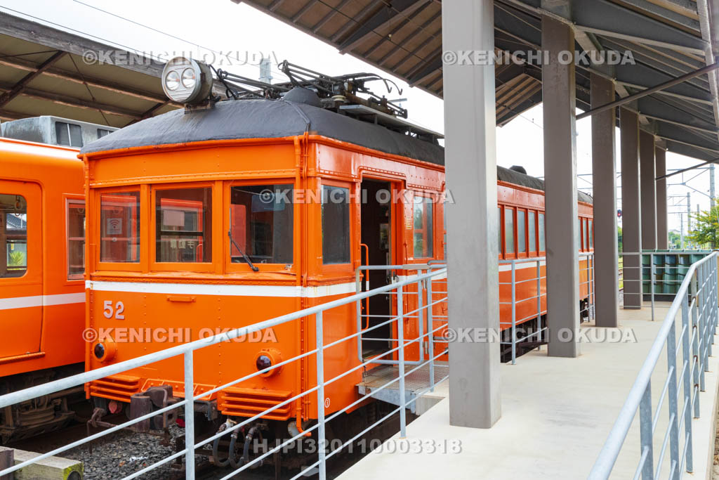 島根県　一畑電車　出雲大社前駅　保存車両（デハニ50形）